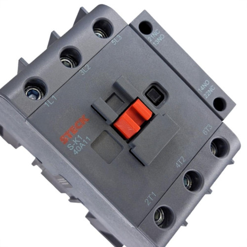 Contator Steck Challenger Sk1 - 40A. 3 Polos 1Na+1Nf 220Vca