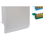 Centrinho Steck Pvc Embutir Branco Para 5 Disjuntores Din Com Barramento