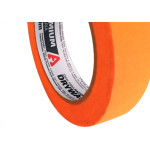 Fita Crepe Adere Laranja Para Pintura Imobiliaria A128Rls - 24Mm X 50M