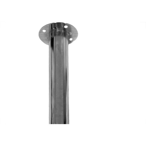Pe Conico Para Moveis Em Aco Cromado Com Regulagem Jomarca 150Mm