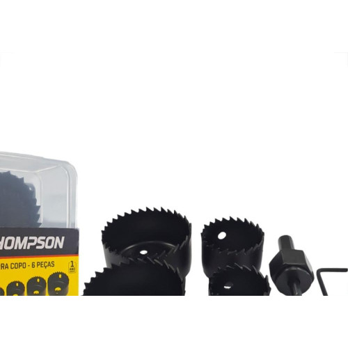 Serra Copo Jogo Thompson Aco Carbono 32 A 54Mm Com 6 Pecas - 1768