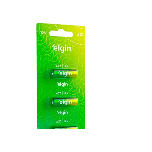 Pilha Elgin Alcalina Bateria A23 Com 5 Pecas - 82195