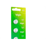 Pilha Elgin Bateria 3V. Litio Cromado 2016 Com 5 Pecas