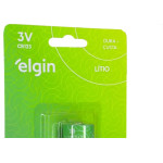 Pilha Elgin Bateria 3V. Litio Cromado 123 Com 1 Peca
