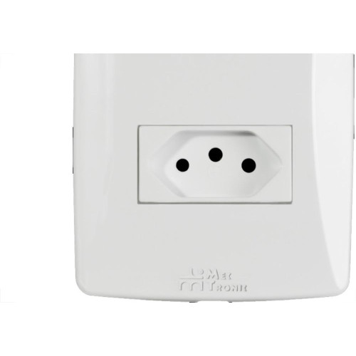 Conjunto Mectronic Petra 2 Tomada 2 Polos+Terra 10A. - 39056
