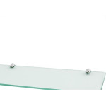 Prateleira Vidro Hidrolar Com 2 Fixadores 30Cmx10Cm