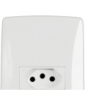 Conjunto Mectronic Petra 1 Tomada 2 Polos+Terra 10A. - 39032
