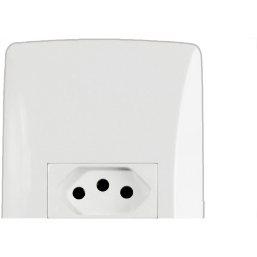 Conjunto Mectronic Petra 1 Tomada 2 Polos+Terra 10A. - 39032