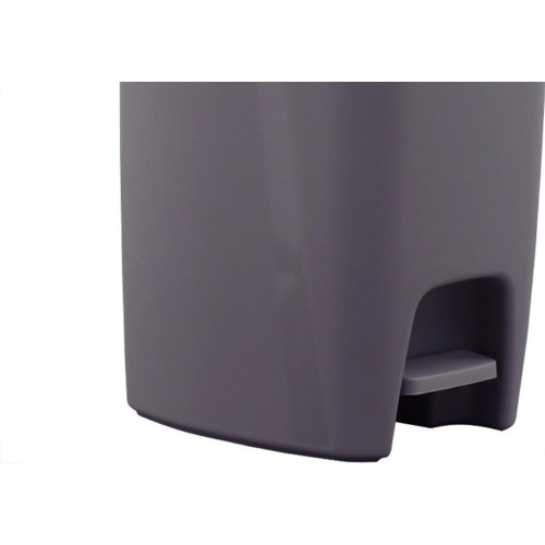 Lixeira Plastica Com Pedal Tramontina Compacta 10 Litros Cinza - 92852321