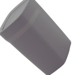 Lixeira Plastica Basculante Tramontina Compacta 8,5 Litros Cinza - 92864321