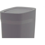 Lixeira Plastica Basculante Tramontina Compacta 8,5 Litros Cinza - 92864321
