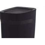 Lixeira Plastica Basculante Tramontina Compacta 8,5 Litros Preta - 92864309