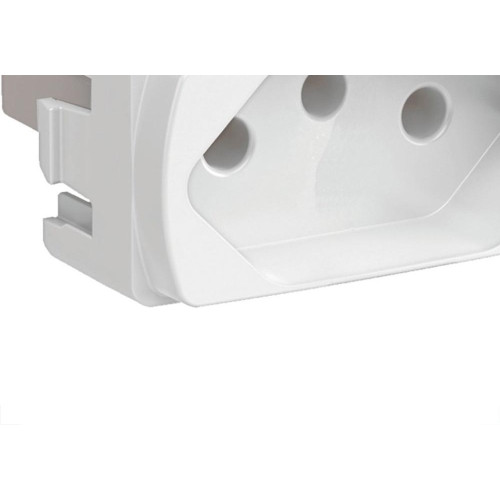 Modulo Schneider Miluz 1 Tomada 10A. 2P+T. Branca - S3B70340