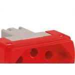 Modulo Schneider Miluz 1 Tomada 20A. 2P+T. Vermelha - S3B70359