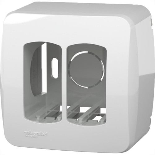 Sistema Box Schneider Dexson-Miluz Para 2 Modulos Branco - S3B76020