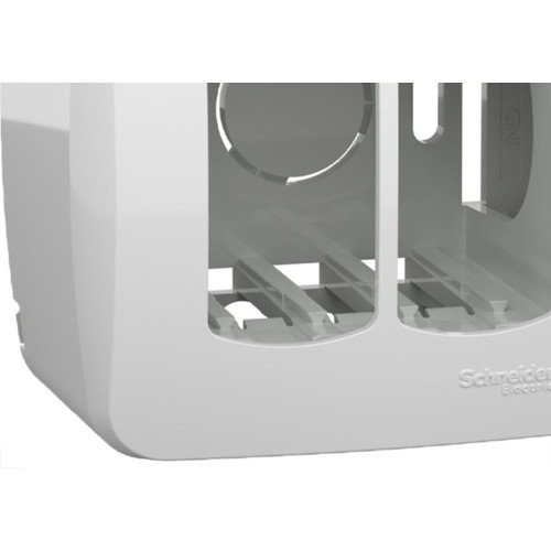 Sistema Box Schneider Dexson-Miluz Para 2 Modulos Branco - S3B76020