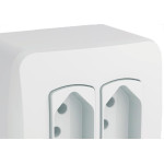 Sistema Box Schneider Dexson-Miluz Branco 2 Tomadas 2P+T. 10A. - S3B66440