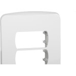 Placa Schneider Miluz Branca 4X2 - 3 Modulos Com Suporte - S3B57230
