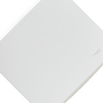 Placa Schneider Miluz Branca 4X4 - Cega Com Suporte - S3B27500