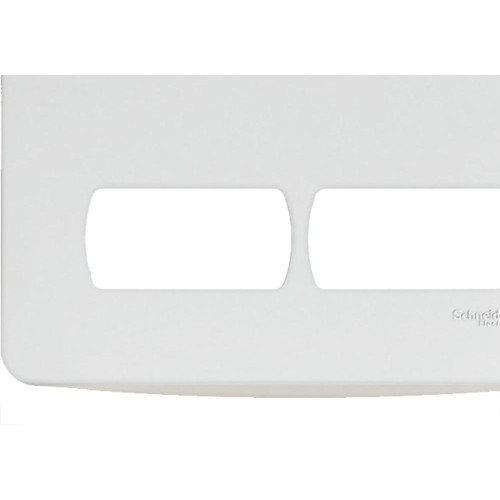 Placa Schneider Miluz Branca 4X4 - 4 Modulos Com Suporte - S3B27540