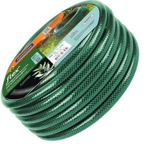 Mangueira Jardim Tramontina Flex Preta/Verde Conjunto Com 50M