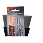 Espatula Lixaflex Aco Inox Cabo Plastico Extensivel -115Mm