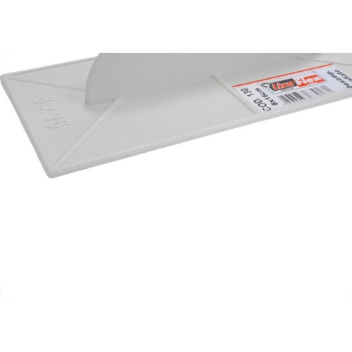 Desempenadeira Pvc Lixaflex Grafiato 8,0 X 16Cm Branca