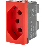 Modulo Pial Pop Vermelho 1 Tomada 2P+T. 20A. - Lg03020Vm