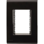Placa Conjunto Modular Tramontina Liz 4X2 - Grafite 3 Modulos - 57106048