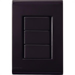 Placa Conjunto Modular Tramontina Liz 4X2 - Grafite (Cega) - 57173000