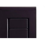 Placa Conjunto Modular Tramontina Liz 4X2 - Grafite (Cega) - 57173000