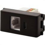 Modulo Tramontina Liz/Lux² Grafite Tomada Rj45 - 57215/056