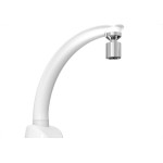 Torneira Eletrica Zagonel Prima Bica Movel Parede Branca 5500W. X 220V.
