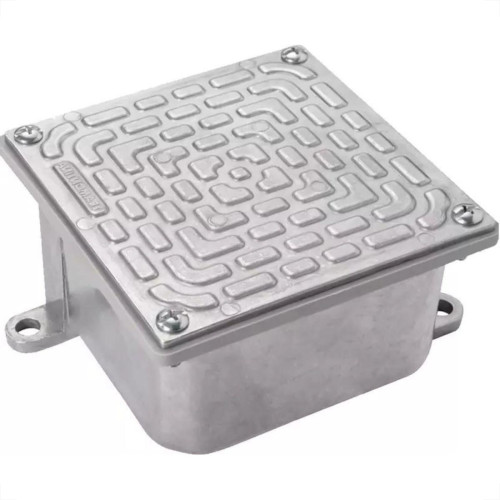 Caixa Passagem Aluminio Tramontina 10Cm X 10Cm - 56123001