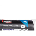 Saco De Lixo Superpro Bettanin 105L - 75X 90Cm Preto Com 50 Pecas