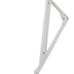 Suporte Prateleira Plastico Thompson Steelplas Leve 30Cm Branco - Kit C/12 Pecas