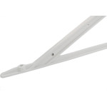 Suporte Prateleira Plastico Thompson Steelplas Leve 30Cm Branco - Kit C/12 Pecas