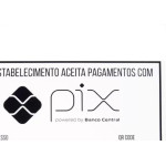 Placa Look 20X30Cm (Aceitamos Pix) - Kit C/5 Pecas