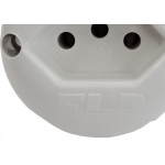 Tomada Externa Flp 2P+T. 20A Branca - Kit C/10 Pecas