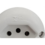Tomada Externa Flp 2P+T. 20A Branca - Kit C/10 Pecas
