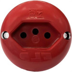 Tomada Externa Flp 2P+T. 20A Vermelha - Kit C/10 Pecas