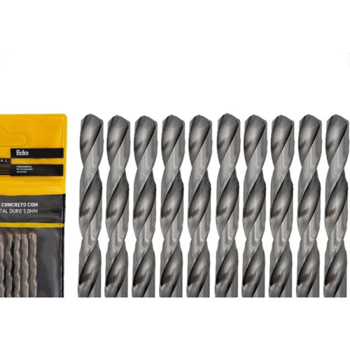 Broca Widea Eda 5Mm - 0Kn - Kit C/10 Pecas