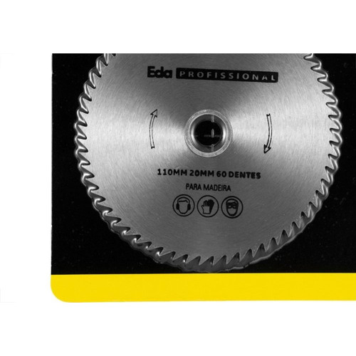 Serra Circular Aco Carbono Eda 110Mm - 60D - 0Lb