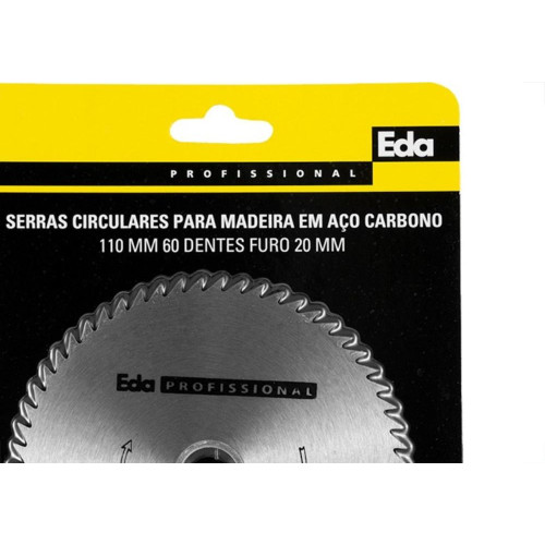 Serra Circular Aco Carbono Eda 110Mm - 60D - 0Lb