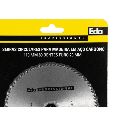 Serra Circular Aco Carbono Eda 110Mm - 80D - 0Lc