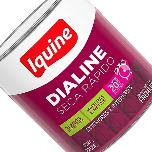Tinta Esmalte Iquine Seca Rapido 750Ml Amarelo
