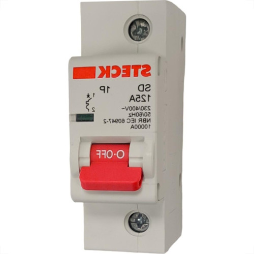 Disjuntor Steck ''Din'' Unipolar 125A. C
