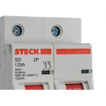 Disjuntor Steck ''Din'' Bipolar 125A. C