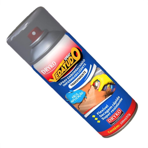 Borracha Liquida Impermeabilizante Dryko Vedatudo Transparente 100Ml/57G.