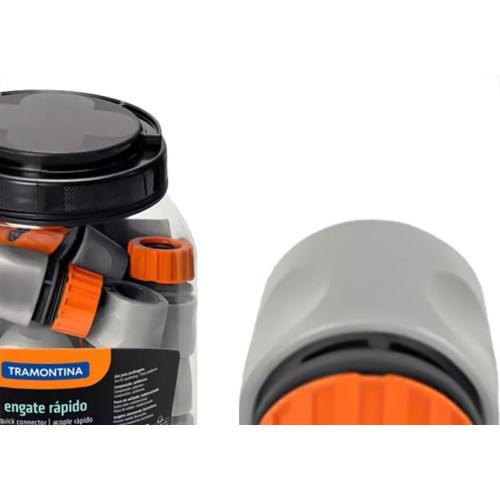 Engate Rapido Tramontina Pvc 1/2'' Pote Com 40 Pecas - 78506/750